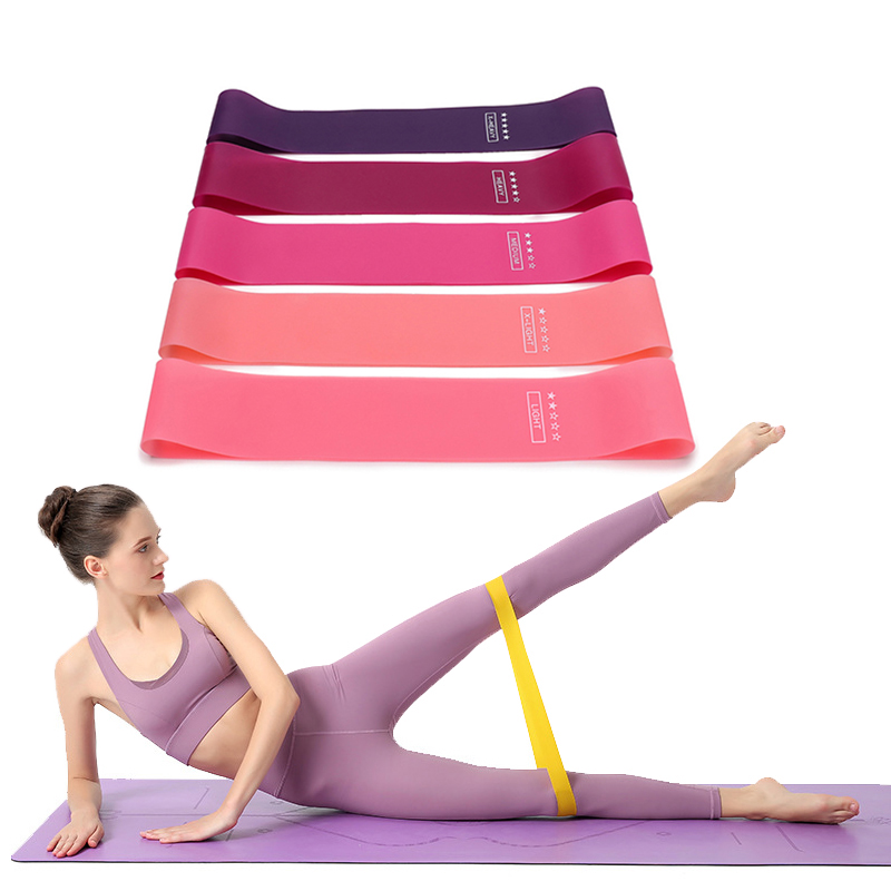 Pilates Bar Kit With Resistance Bands - Perlengkapan Latihan Kebugaran Portabel Karet Perlawanan