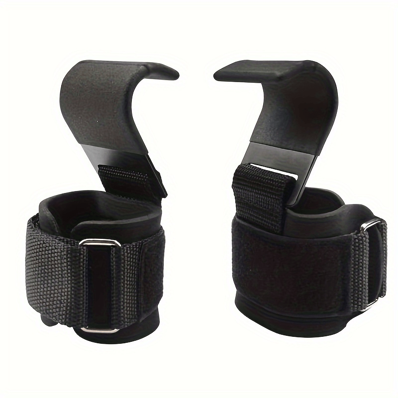 Wrist Wraps Weightlifting Support - Pegangan Kait Angkat Beban dengan Pembalut