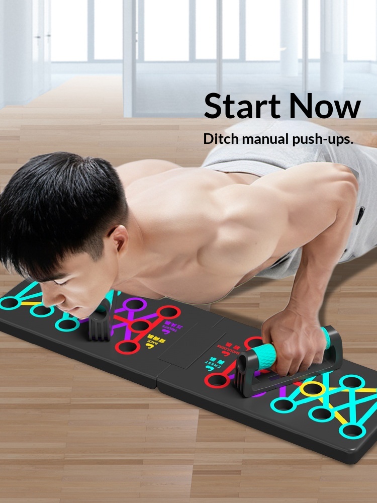 Push Up Board Foldable Multi Function - Papan Latihan Push-up, Model Tidak Dapat