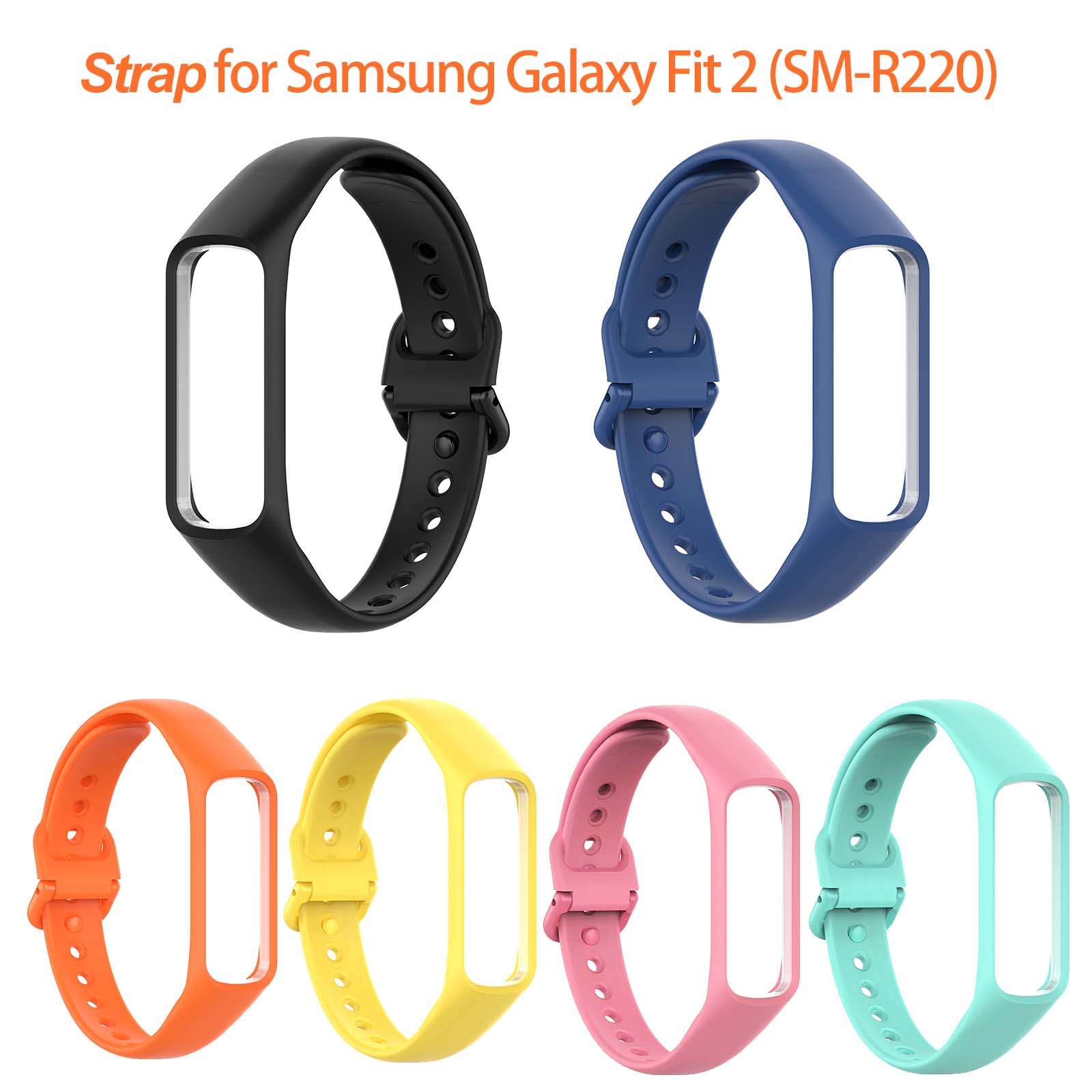 Resistance Bands Set With Handles - Untuk Samsung Galaxy Fit 2(R220) •