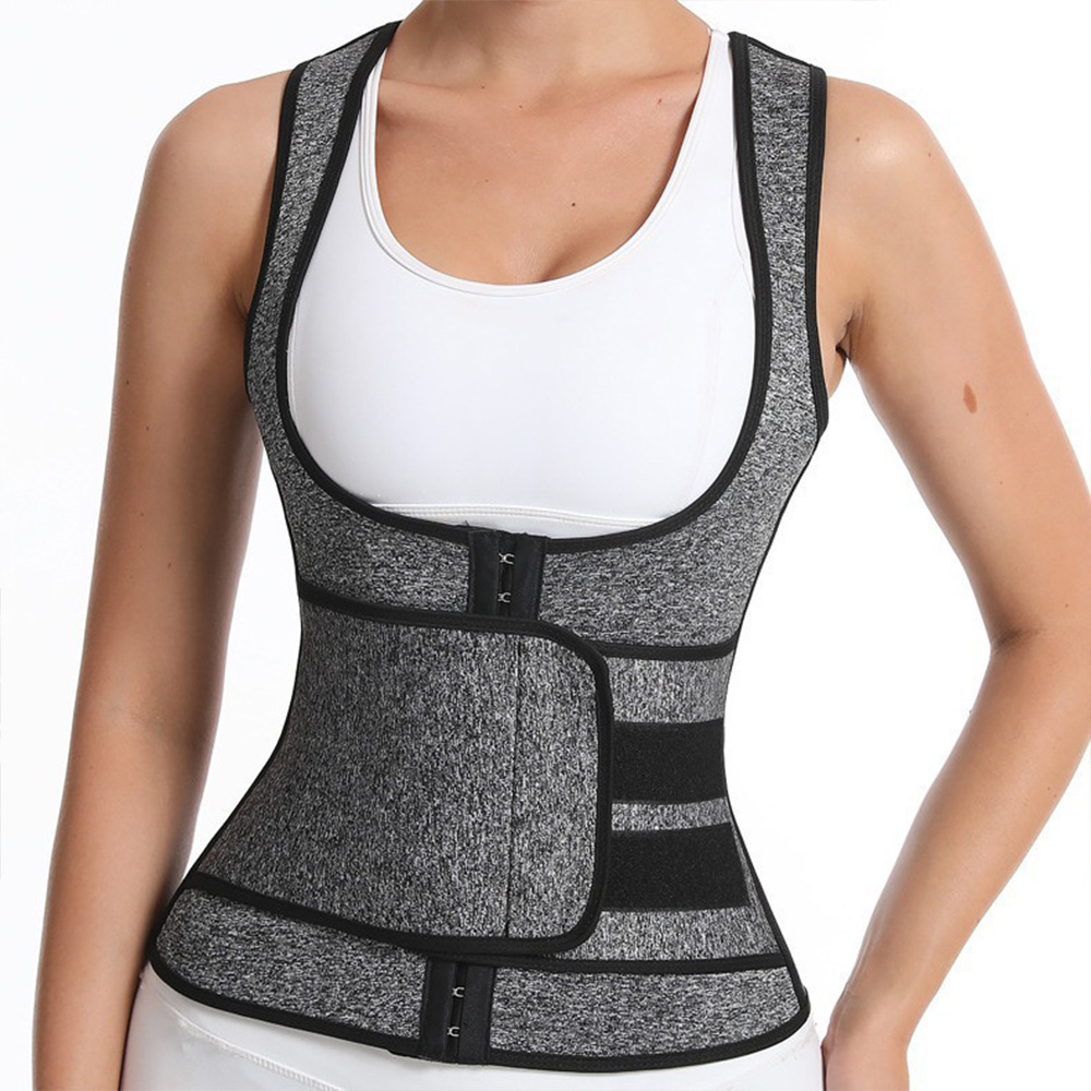Sweat Waist Trainer Belt Neoprene - Atasan Sauna neoprena wanita, ikat pinggang