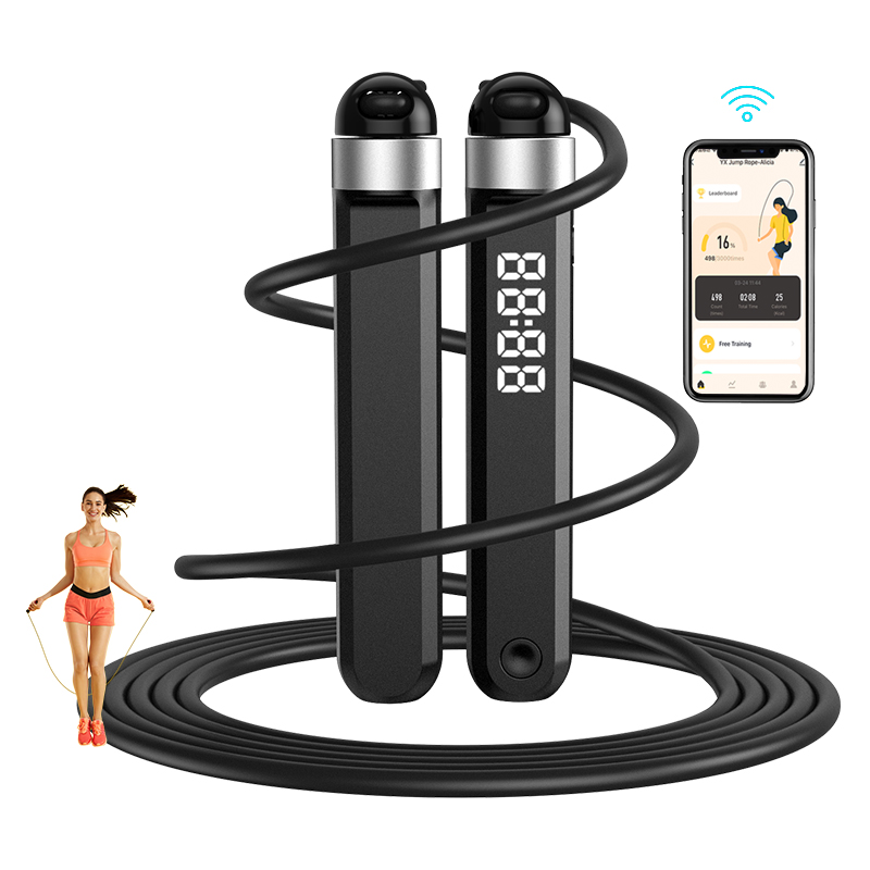 Smart Jump Rope Digital Counter - Tali Lompat Digital Elektronik Tanpa Kabel
