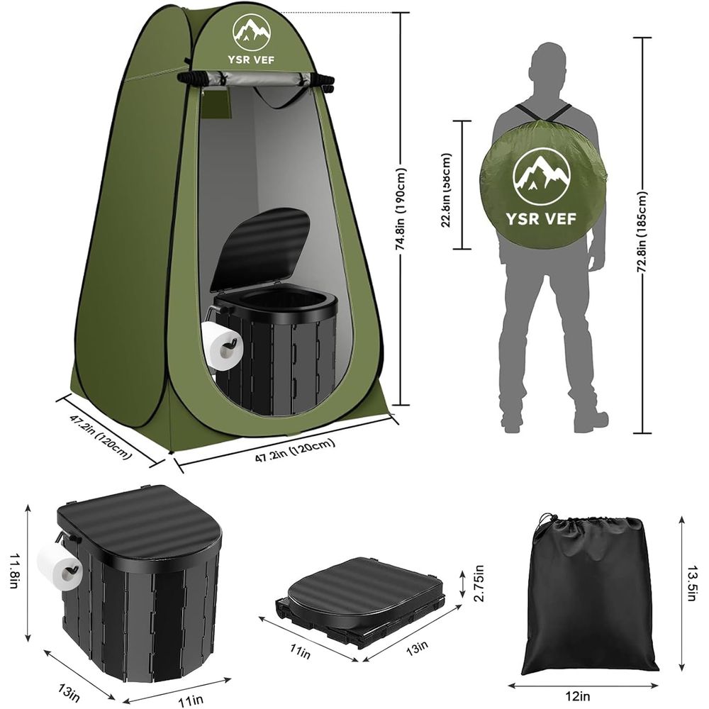 Perlengkapan Toilet Portabel,  - Camping ulasan dan harga