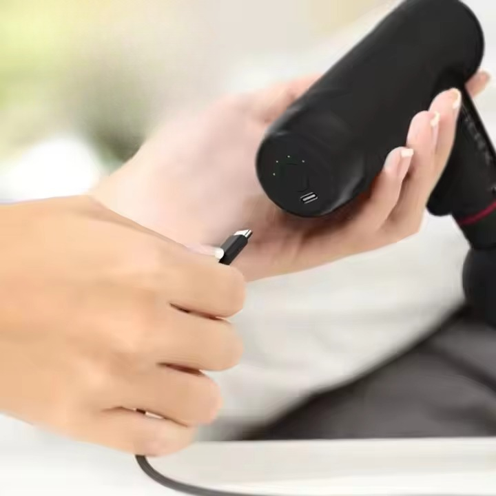Pistol Pijat Elektrik Mini Por - Electric Massage Gun Deep Tissue ulasan dan harga