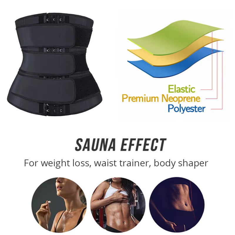 Sabuk Pinggang Kontrol Perut B - Sweat Waist Trainer Belt Neoprene ulasan dan harga