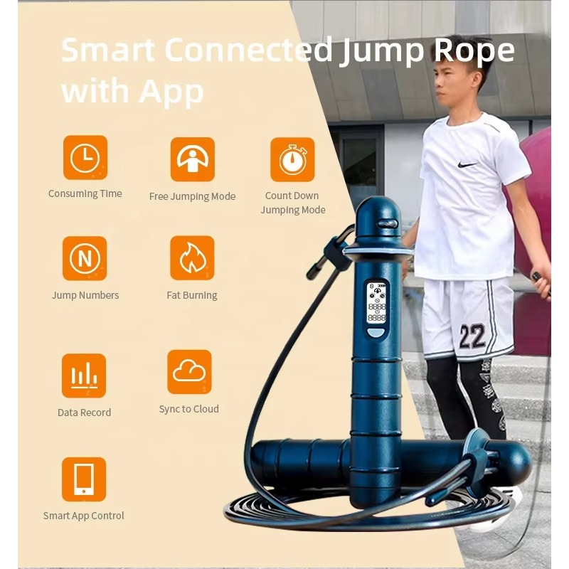 Tali Lompat Digital Nirkabel E - Smart Jump Rope Digital Counter ulasan dan harga