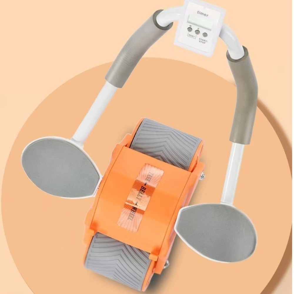 Alat Latihan Otot Perut Otomat - Ab Roller Wheel With Elbow Support ulasan dan harga