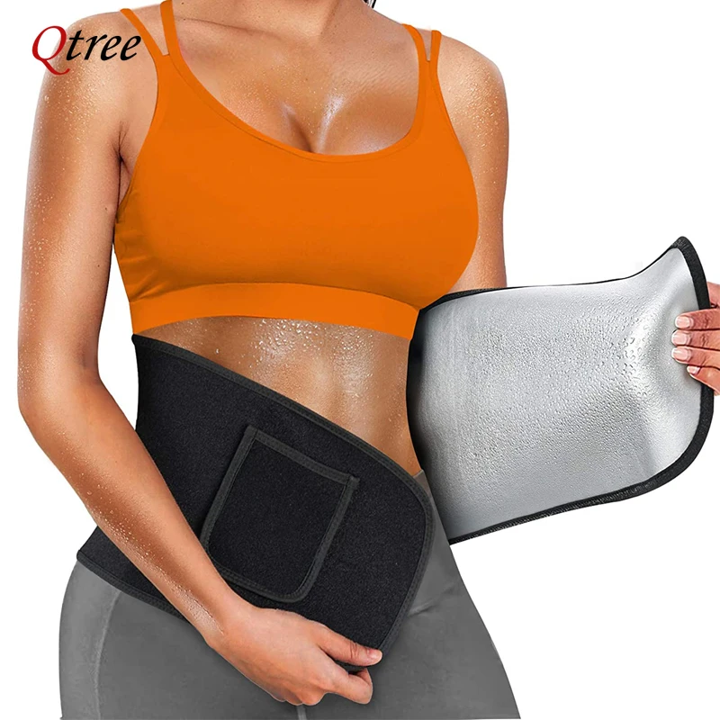 Qtree korset pembentuk tubuh C - Sweat Waist Trainer Belt Neoprene ulasan dan harga