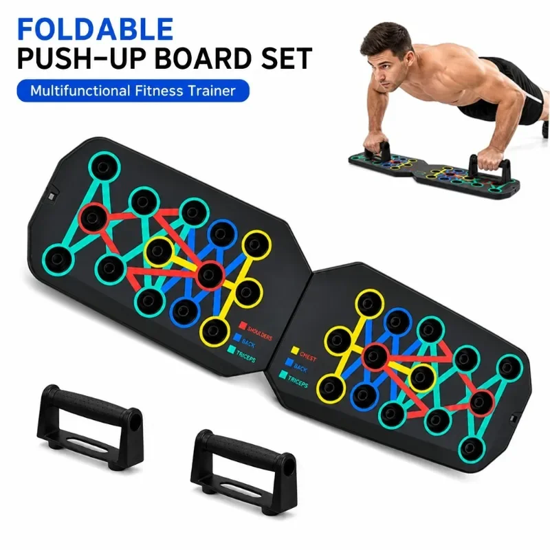 1 Set Papan Latihan Push-up Mu - Push Up Board Foldable Multi Function ulasan dan harga