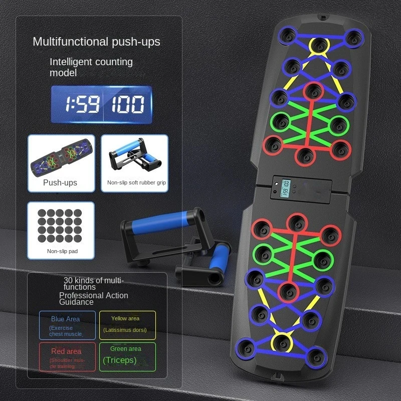 Set Papan Push-Up Portabel Mul - Push Up Board Foldable Multi Function ulasan dan harga