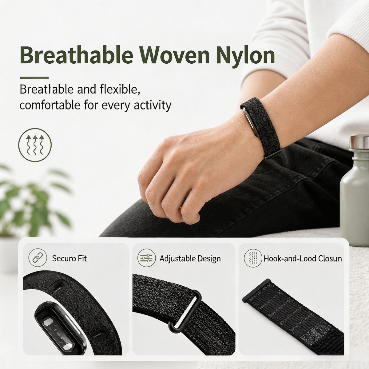 Gelang Tangan Nilon Ringan dan - Resistance Bands Set With Handles ulasan dan harga