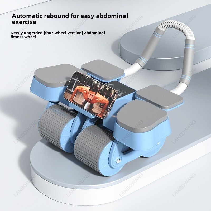 Alat Olahraga Perut Smart 4 Wh - Ab Roller Wheel With Elbow Support ulasan dan harga
