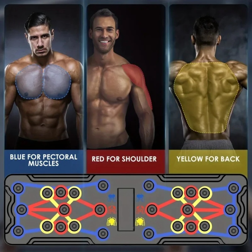 Set Papan Push-up Multifungsi  - Push Up Board Foldable Multi Function ulasan dan harga