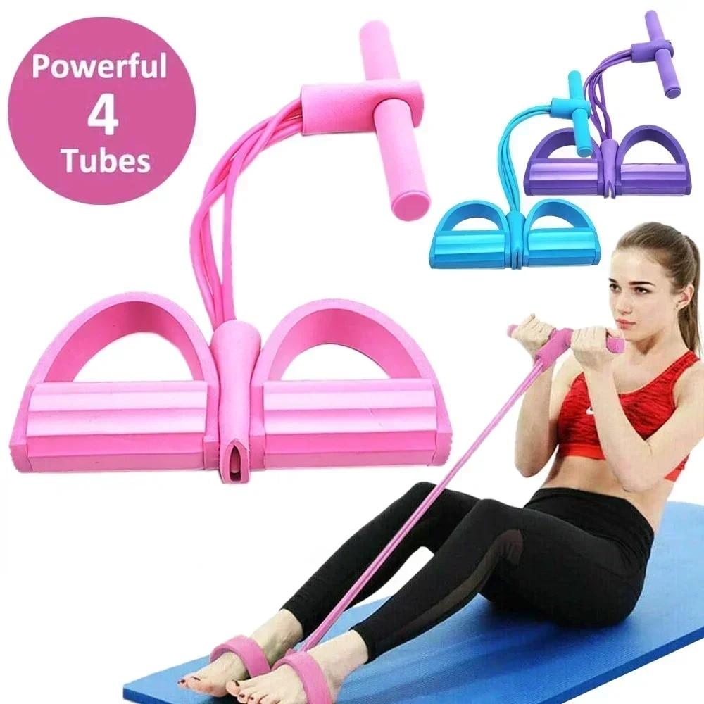 Pita Elastis Resistensi Tingka - Pilates Bar Kit With Resistance Bands ulasan dan harga